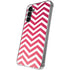 Pink Chevron Galaxy S24 Plus Clear Case