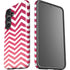 Pink Chevron Galaxy S24 Plus Impact Case
