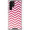 Pink Chevron Galaxy S24 Ultra Clear Case