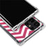 Pink Chevron Galaxy S24 Ultra Clear Case