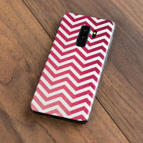 Pink Chevron Galaxy S9 Plus Skin