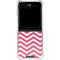 Pink Chevron Galaxy Z Flip5 5G Clear Case