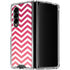Pink Chevron Galaxy Z Fold4 5G Clear Case