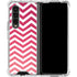 Pink Chevron Galaxy Z Fold4 5G Clear Case