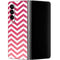 Pink Chevron Galaxy Z Fold4 5G Skin