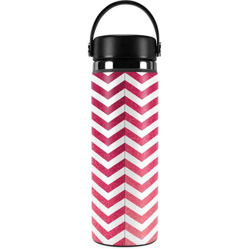 Pink Chevron Hydro Flask 20oz Wide Mouth Skin