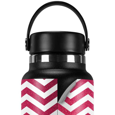 Pink Chevron Hydro Flask 32oz Wide Mouth Skin