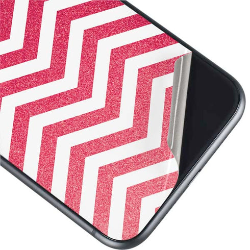 Pink Chevron iPhone 11 Skin