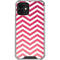 Pink Chevron iPhone 12 Clear Case
