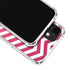 Pink Chevron iPhone 12 Clear Case