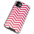Pink Chevron iPhone 12 Mini Clear Case
