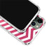 Pink Chevron iPhone 12 Pro Clear Case