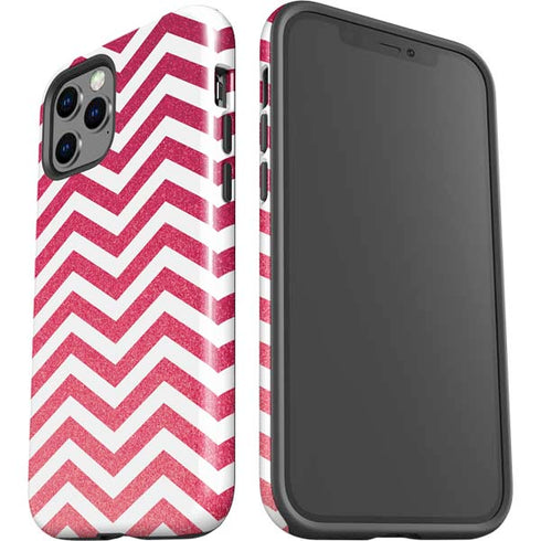 Pink Chevron iPhone 12 Pro Max Impact Case