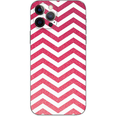 Pink Chevron iPhone 12 Pro Skin