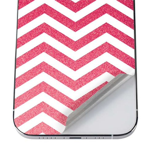 Pink Chevron iPhone 12 Pro Skin