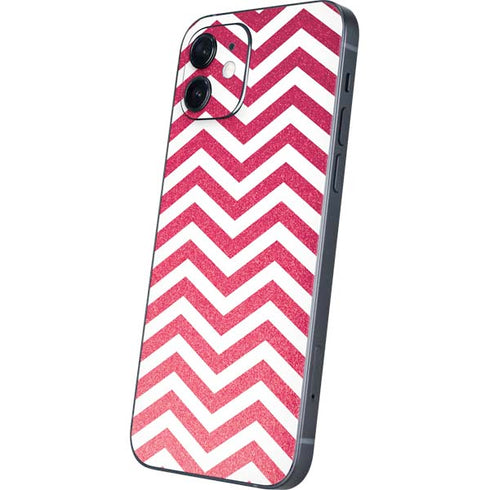Pink Chevron iPhone 12 Skin