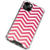 Pink Chevron iPhone 13 Clear Case