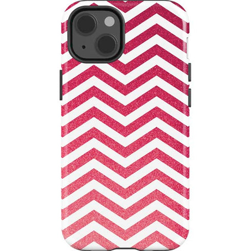Pink Chevron iPhone 13 Impact Case