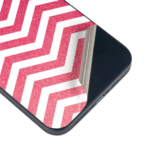 Pink Chevron iPhone 13 Mini Skin