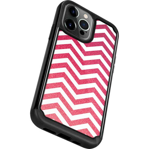 Pink Chevron iPhone 13 Pro Cargo Case