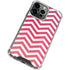 Pink Chevron iPhone 13 Pro Clear Case