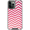 Pink Chevron iPhone 13 Pro Max Clear Case