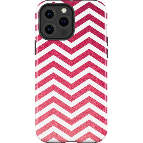 Pink Chevron iPhone 13 Pro Max Impact Case