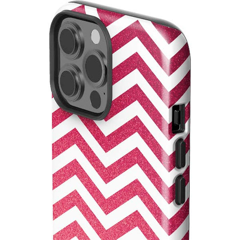 Pink Chevron iPhone 13 Pro Max Impact Case