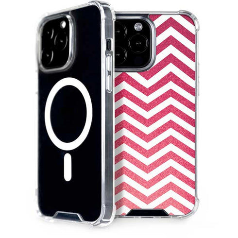 Pink Chevron iPhone 13 Pro Max MagSafe Case