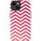 Pink Chevron iPhone 15 Plus Impact Case