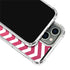 Pink Chevron iPhone 15 Pro Clear Case