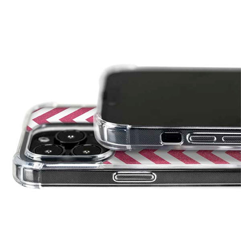 Pink Chevron iPhone 15 Pro MagSafe Case