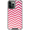 Pink Chevron iPhone 14 Pro Max Clear Case
