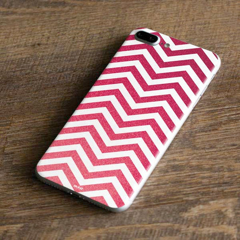 Pink Chevron iPhone 8 Plus Skin
