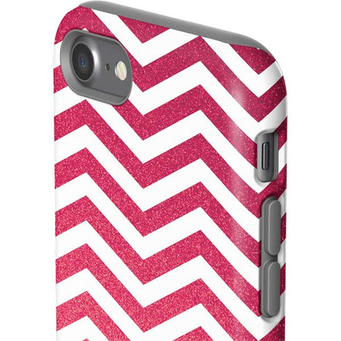 Pink Chevron iPhone SE (2nd & 3rd Gen) Pro Case