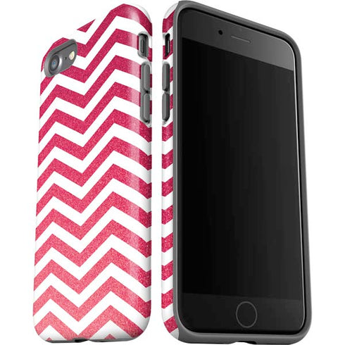 Pink Chevron iPhone SE (2nd & 3rd Gen) Pro Case
