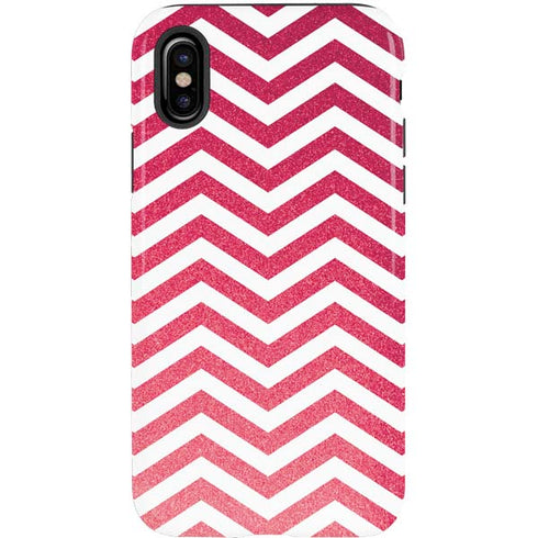 Pink Chevron iPhone X Pro Case