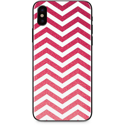 Pink Chevron iPhone XS Max Skin
