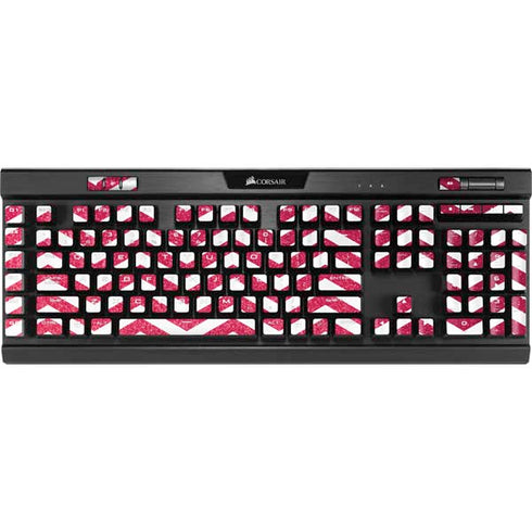 Pink Chevron K95 RGB PLATINUM Mechanical Gaming Keyboard Skin