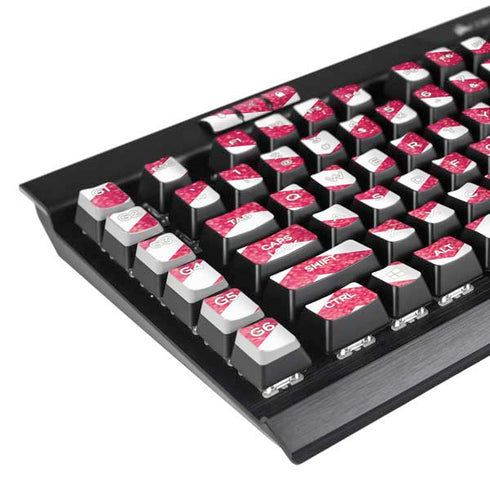 Pink Chevron K95 RGB PLATINUM Mechanical Gaming Keyboard Skin