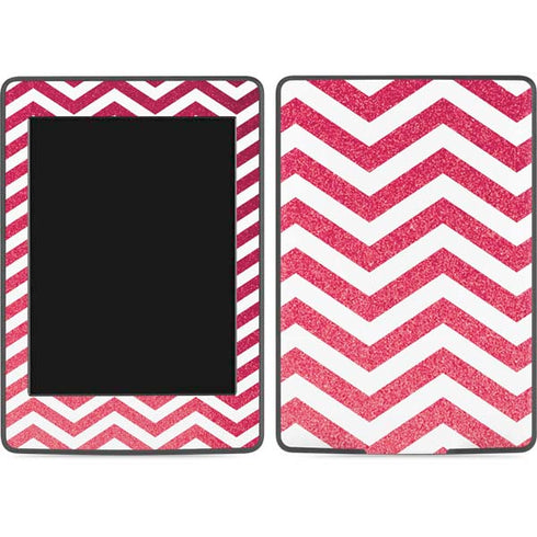 Pink Chevron Amazon Kindle Skin