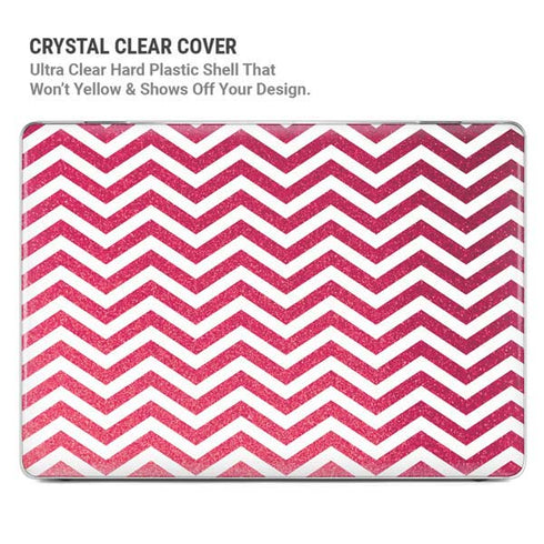 Pink Chevron MacBook Air 13in M1 (2021) Case plus Skin