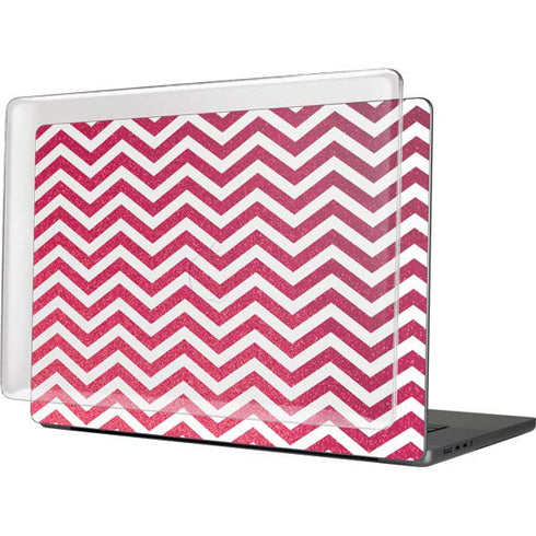 Pink Chevron MacBook Pro 16in (2021-25) Case plus Skin