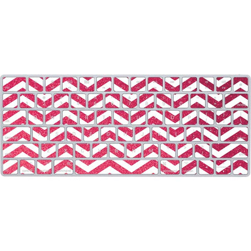 Pink Chevron Magic Keyboard Skin