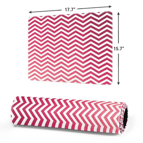 Pink Chevron Gaming Mouse Pad