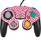 Pink Chevron Nintendo GameCube Controller Skin
