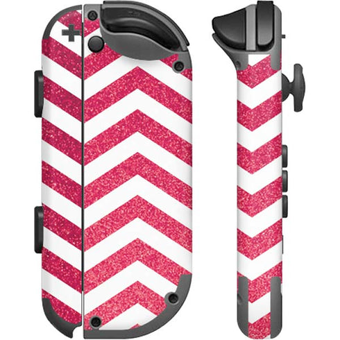Pink Chevron Nintendo Joy-Con (L/R) Controller Skin