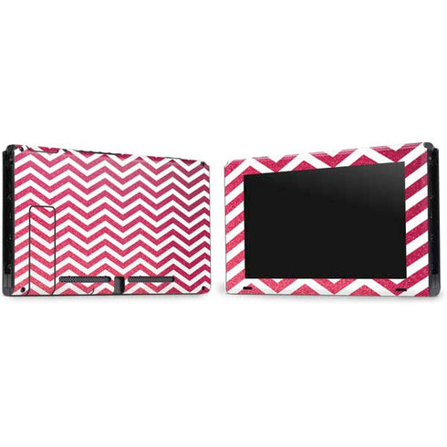 Pink Chevron Nintendo Switch Bundle Skin