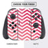 Pink Chevron Nintendo Switch Bundle Skin
