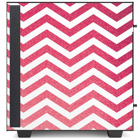 Pink Chevron NZXT H510 Compact ATX Mid-Tower Case Skin